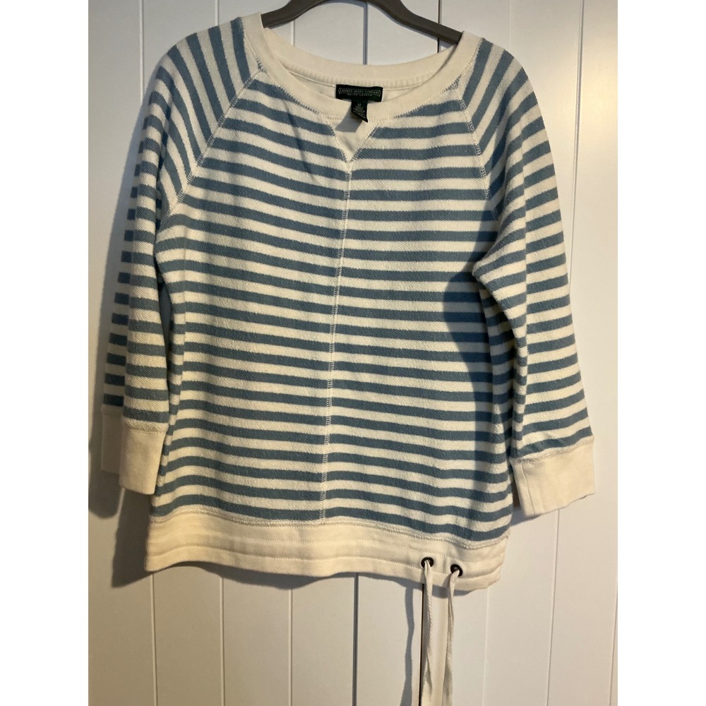 Lauren Jeans Company Ralph Lauren Striped Raglan‎ Sweatshirt Women's Size M